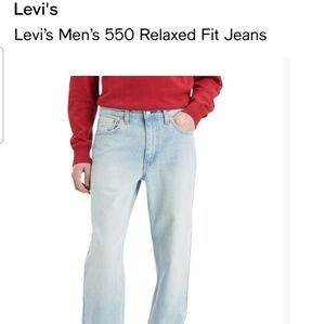 Levi's Light Blue Men's Relaxed Fit Jeans (New Without Tags, Never Worn)